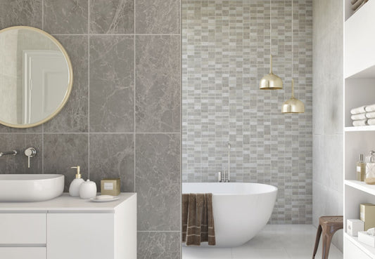 Guardian Neptune Wall / Ceiling PVC Panel 250mm x 2700mm x 7.5mm -Grey Grout Line