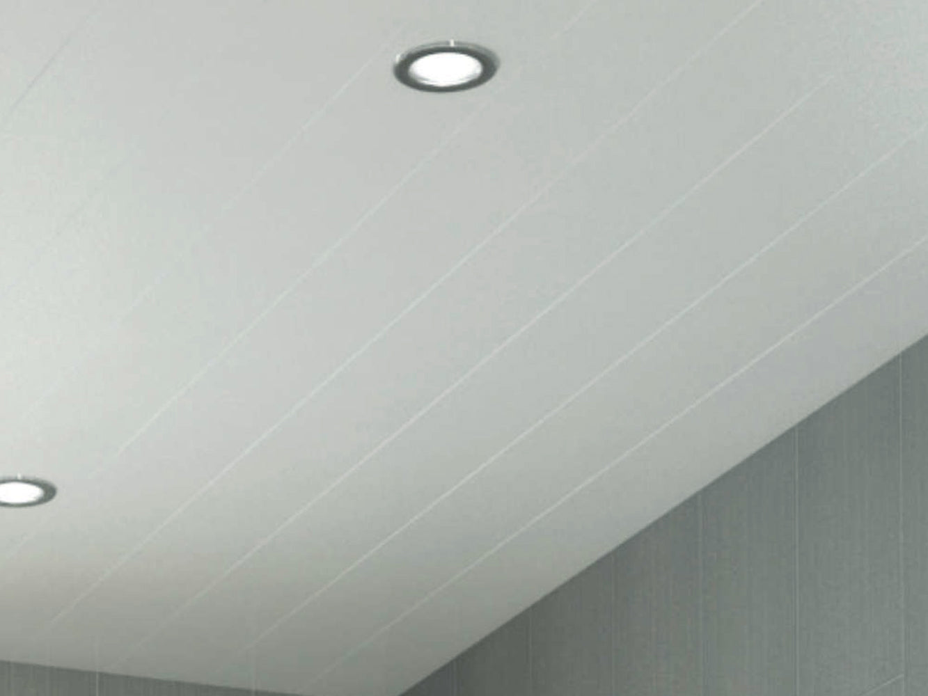 Guardian Neptune Wall / Ceiling PVC Panel 250mm x 2600mm x 7.5mm - Ceiling Clad(Pack of 4)