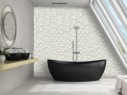 Guardian Motivo Modern Wall / Ceiling PVC Panel 250mmx2650mmx8mm-Marble Mosaic