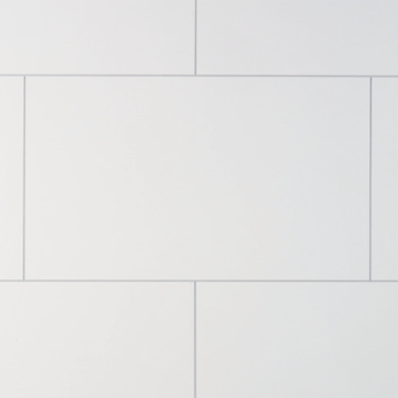 Grout Line Large White Tile - 1000mm x 2400mm