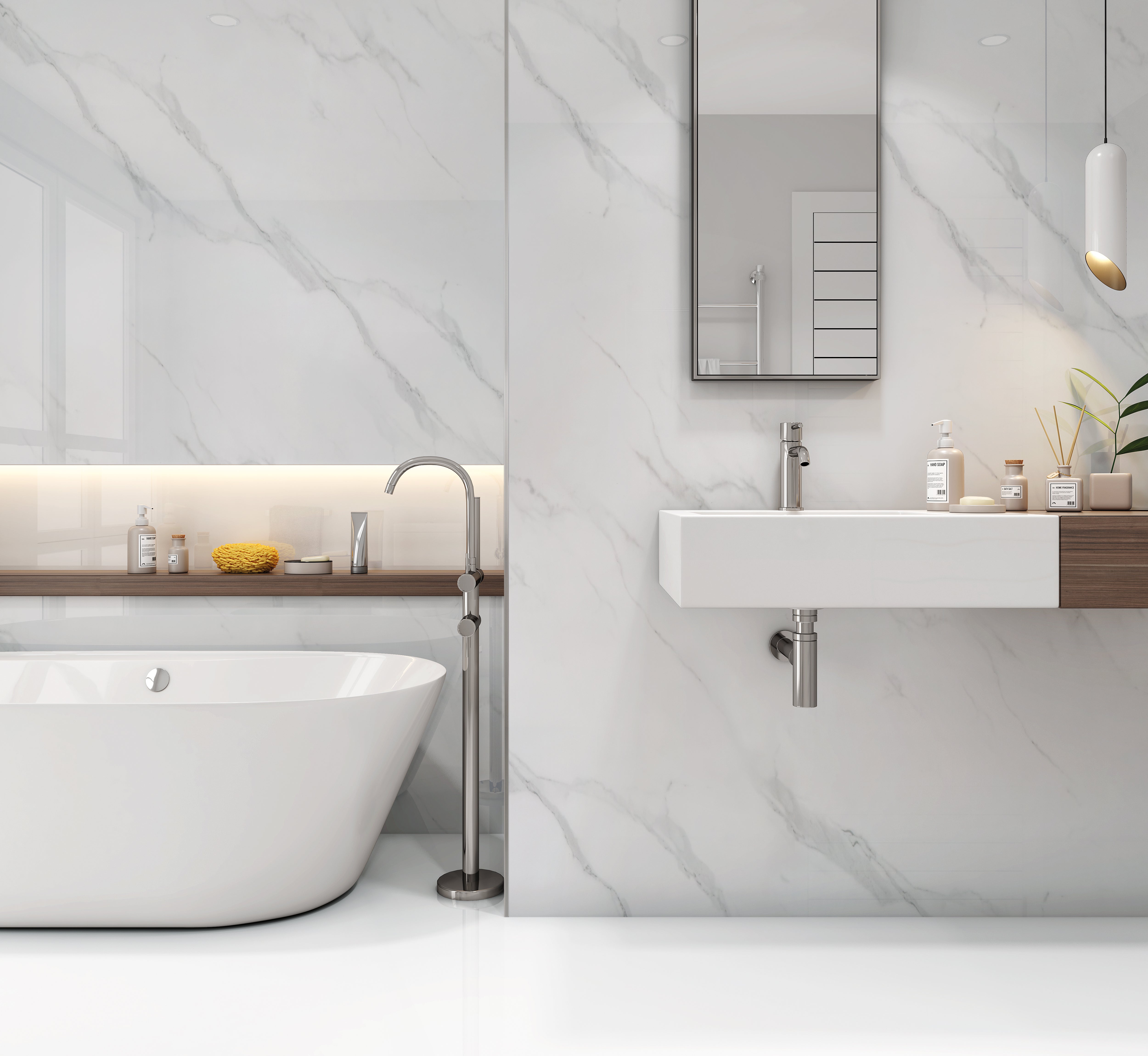 UK Shower Panels - Bathroom Wall Panels - Trade Building Plastics Ltd