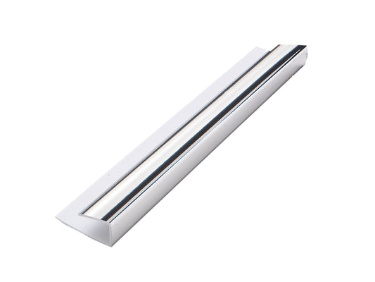 Guardian Wall / Ceiling PVC 1 Part Edge Trim U Channel 10mm x 2700mm - Chrome