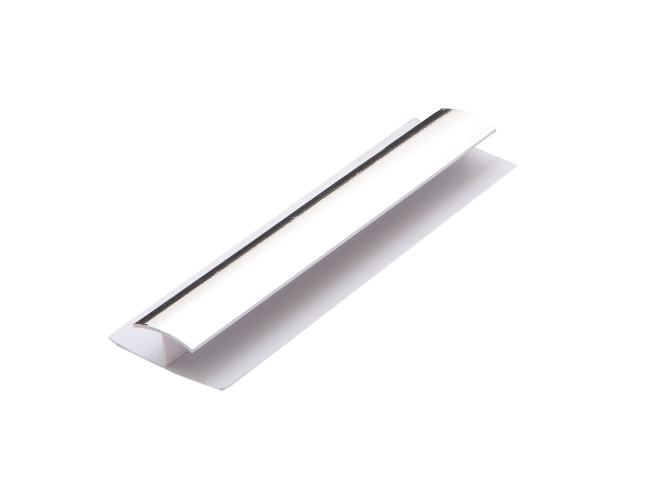 Guardian Wall / Ceiling PVC Division Bar H Trim 8mm x 2700mm - Chrome