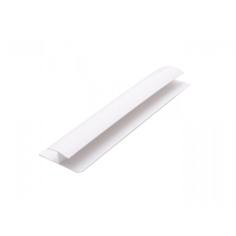 Hygienic Sheet "H" In-Line Joint Trim 2.4m - White