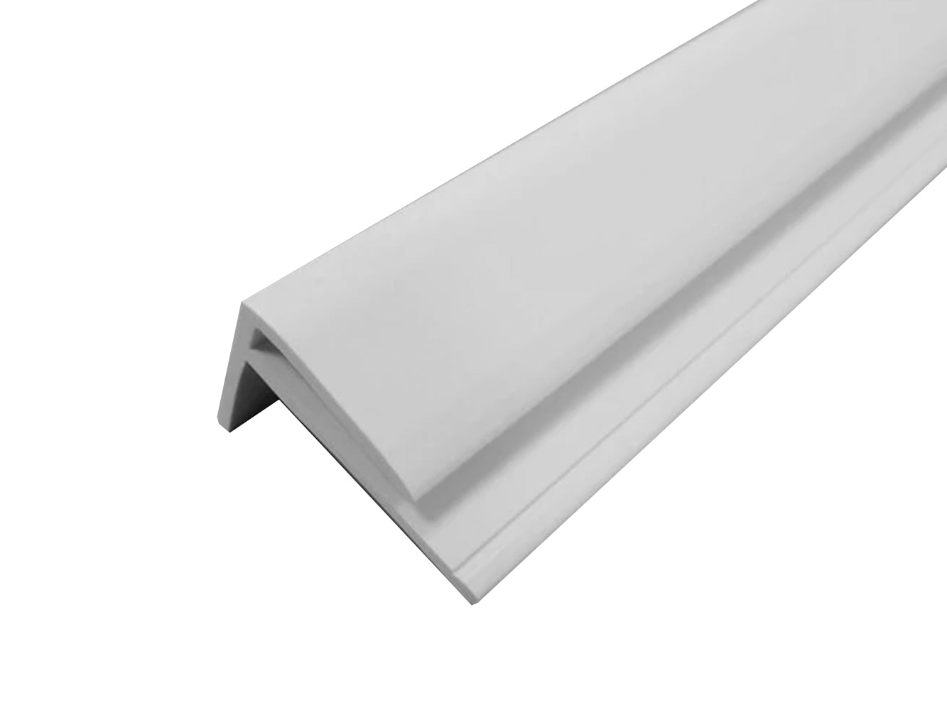 Hygienic Sheet External Corner Trim 2.4m - White