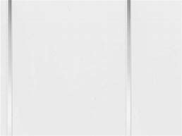 Guardian Neptune Wall / Ceiling PVC Panel 250mm x 2600mm x 7.5mm - Moderna White & Silver (Pack of 5)