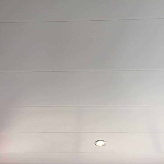 Guardian Neptune Wall / Ceiling PVC Panel 250mm x 4000mm x 7.5mm - White Matt (Pack of 4)